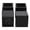 Black-4 Inch-Elevate Height 3 Inch, variant on Black 4 Inch-Elevate Height 3 Inch Furniture Risers, 4 Pack