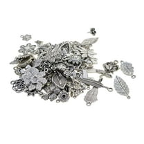 Jewelry Making charms Mixed Smooth Metal Charms Pendants DIY Necklace Bracelet Jewelry Making and Crafting, 100 Grams