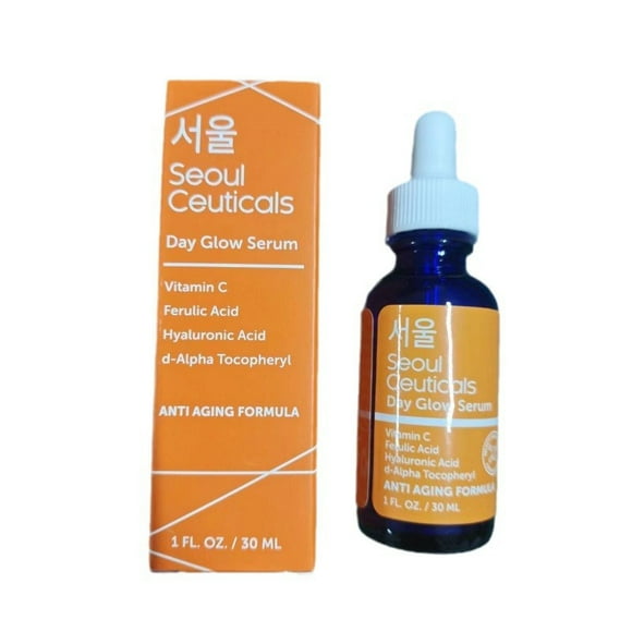 Korean Skincare 20% Vitamin C Hyaluronic Acid Serum + CE Ferulic Acid - Powerful Anti-Aging, Anti-Wrinkle Korean Beauty