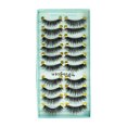 thumbnail image 2 of Fridja Eyelashes 3D 3D Eyelashes Thick Eyelashes 10 Pairs Pack High-grade Fiber, 2 of 6