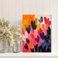 thumbnail image 2 of Qisvanset Framed Canvas Wall Art 12x16 Inch Maximalist Colorful Revelation Matisse Bible Art, 2 of 5