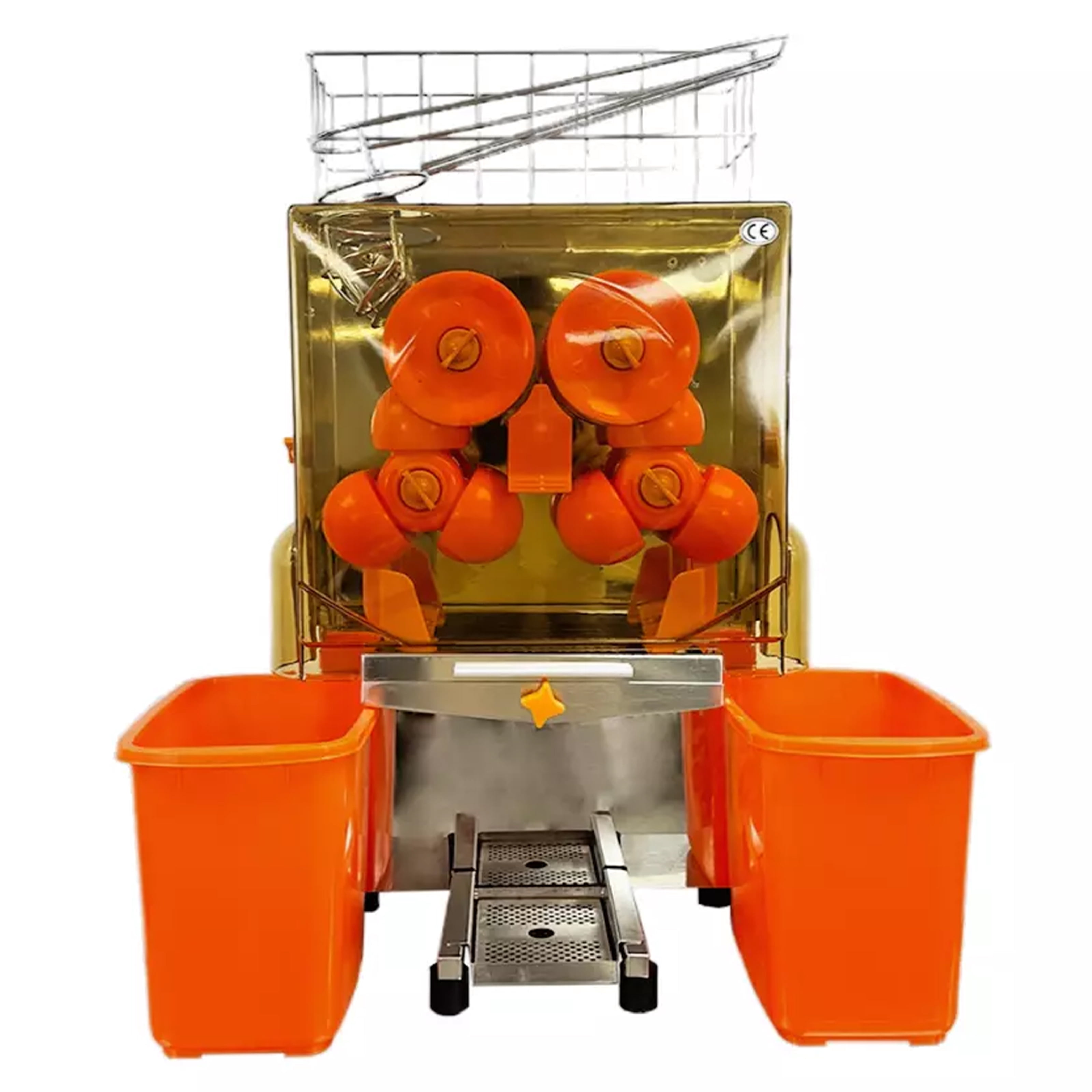 NSF 110V Commercial Orange Juicer Squeezer, Automatic Extractor, Orange Juicer Squeezer Extractor Machine 20 Oranges/ Min