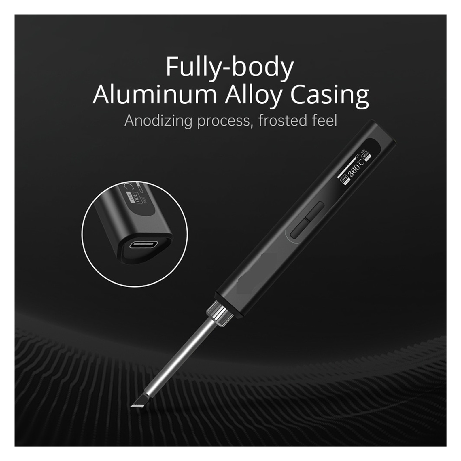Smart Electric Soldering Iron Kit,Heat Welding Repair Tools,65W Portable Rework Station Tips Welder Temperature Adjustable ,High Temperature Resistant