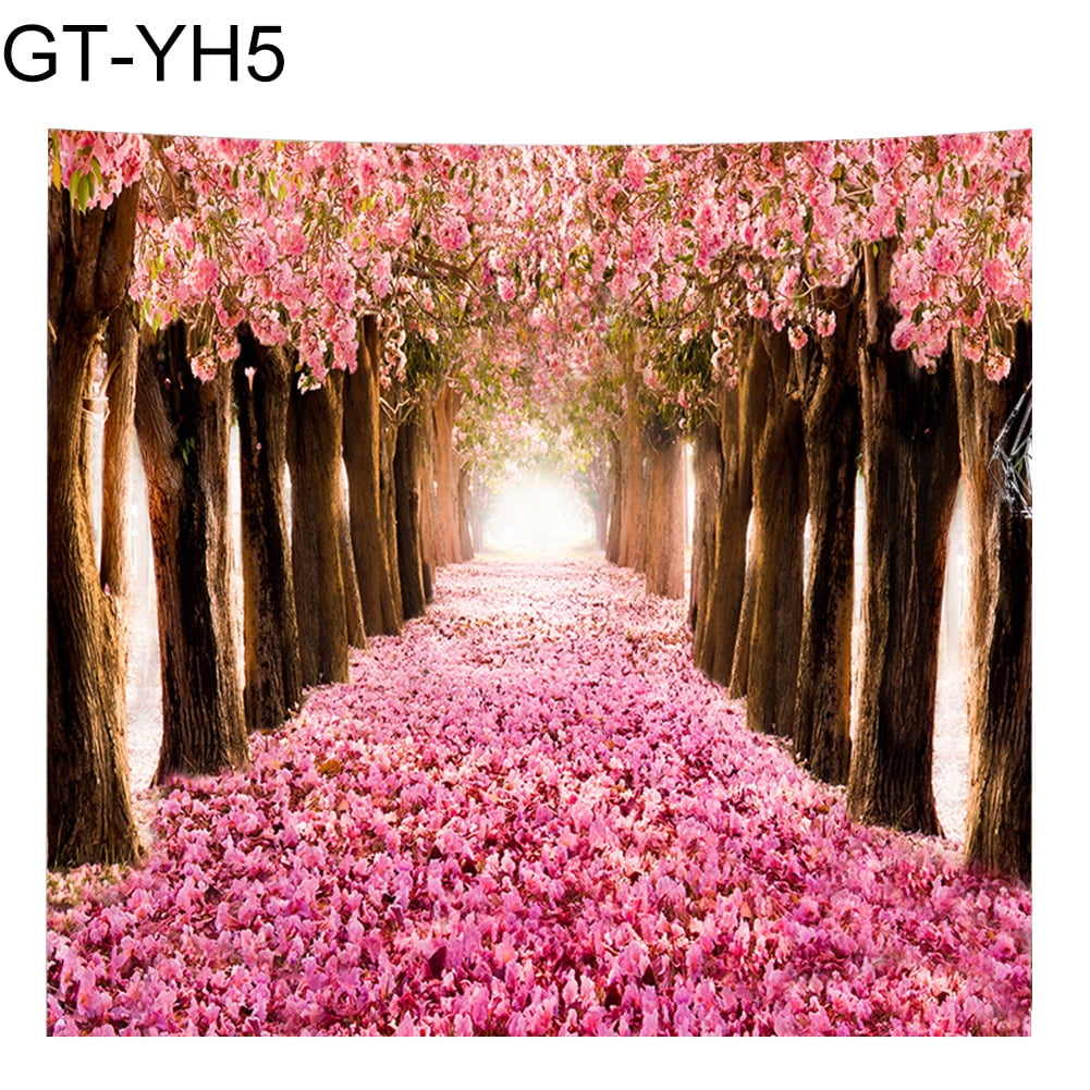 Decorative Tapestry Wall Hanging Tapestries Japan Pagoda Mt Fuji in The