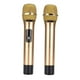 thumbnail image 1 of Micrófono Inalámbrico Dual Recargable UHF con Mini Receptor Bluetooth para Negocios, Iglesia y Hogar, 1 of 7