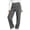 Dark Gray #65, variant on WULMLEO Women's Corduroy Straight Leg Pants Elastic Back Waist Button Zip Fly Loose Casual Trousers with Pockets Black 2XL