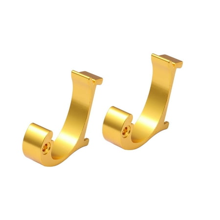 

2Pcs Colorful Clothes Hooks Creative Hooks Behind Doors Single Robe Hook Dolphins Hook for Bathing Room Kitchen Bedroom (Golden)