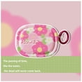 thumbnail image 5 of For AirPods 3rd Gen 2021/1/2/Pro 2 Case，Shockproof Pink Flower PC Case Cover With Ring, 5 of 5