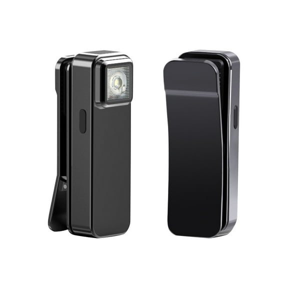 Clip-On Mini LED Flashlight for Hats & Gear, Ultra-Bright Portable Emergency Light with 360° Rotating Head - Perfect for Camping, Fishing & Outdoor Activities,Black