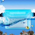 thumbnail image 1 of Sac Banane Imperméable en PVC pour Téléphone Portable de Plage Natation Sac Sec Vert, 1 of 8