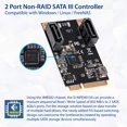 thumbnail image 3 of IOCrest SI-MPE40150 2 Port SATA III Full Height MiniPCIE Controller Card, 3 of 4