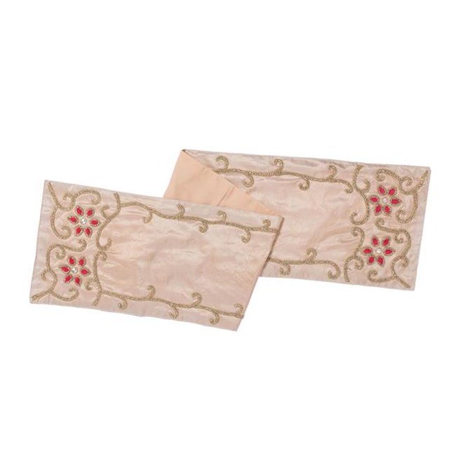 Vickerman Regal Collection Chemin de Table 90 Pieds' x 14 Pieds' - Champagne - Polyester
