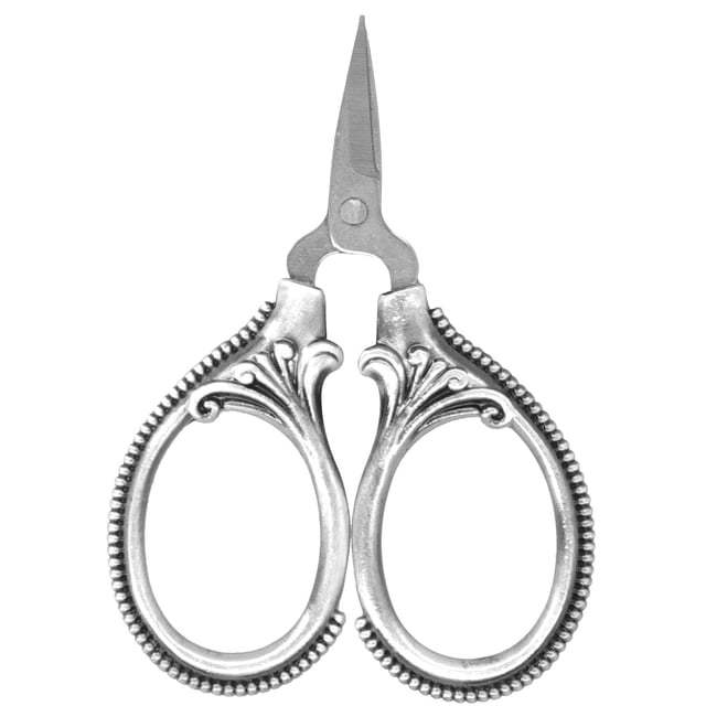 Stainless Steel Scissors,Stainless Steel Sewing Scissors Retro Scissors Sewing Scissors Superior Craftsmanship
