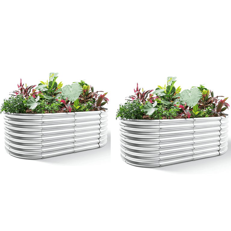 Land Guard Raised Garden Beds, 2-Pack 8x4x2 Ft photo 6
