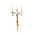thumbnail image 2 of Doll House LED Candle Light Sand Table Building Model Candle Light 1: 87 Scale Mini Model Candlesticks Lights for Train Station Diorama Decor Argent, 2 of 8