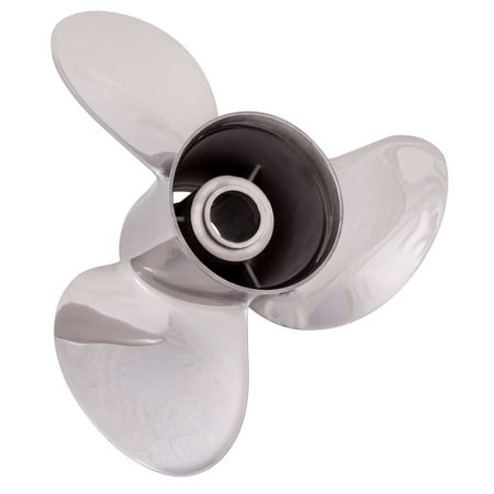 UPC: 0824375031496 | Solas 9531-140-23 Rubex NS3 Stainless Steel 3-Blade Boat Propeller – RH  14 In. Diameter x 23 In. Pitch