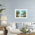 thumbnail image 3 of Stupell Industries Tropical Sailboat Among Palms White Framed Print Under Glass, 23 x 17, by Dan Meneely, 3 of 8