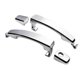 thumbnail image 1 of 2X Front Left with Keyhole Front Right/Rear Chrome ABS Door Outer Handle Covers for Captiva Sport/A, 1 of 5