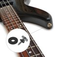thumbnail image 6 of Guitar Strap Lock Bass Strap Button Buckle with Black Washers for Guitar Ukulele (Dark Nickel Pack of 2), 6 of 7