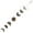 Gold 1, variant on Jiibva Gold Moon Phases Wall Hanging Decor Metal Moon Garland Wall Hanging Ornaments Room Decor Living Room Bedroom Nursery Decor