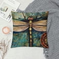 thumbnail image 2 of COMIO  I Will Always Be with You Vintage Dragonfly Throw Pillow Covers,Bedroom Living Room Home Decor,Gifts for Christian Woman, Lost Memorial Gift, 2 of 5
