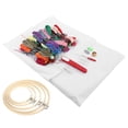 thumbnail image 3 of 100 Colors Embroidery Thread Sewing Kit Cross Stitch Needle Tool DIY Knitting Stitching Sets, 3 of 6