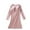 Hot Pink, variant on HUJlwoi Sleep Shirts for Women Long Sleeve Nightshirt Round Neck Soft Loose Pajama Tops Silid Color Classic Nightdress