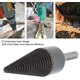 thumbnail image 4 of Broca divisora ​​de troncos de leña retorcida, 2 uds., brocas divisorias de madera, destornillador, cono de tornillo de perforación resistente para taladradora manual (32mm) Hy, 4 of 5