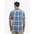 thumbnail image 5 of Chaps Men's and Big Men's Short Sleeve Chambray Woven Shirt, Sizes S-3XL, 5 of 6