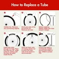 thumbnail image 4 of LotFancy 2Pcs 28 in 700 x 35c 43c Bike Tubes, 32mm Schrader Valve, 4 of 7