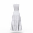 thumbnail image 6 of GUACER Maxi Dresses for Women Smocked Sleeveless Tiered Long Summer Dress Casual Flowy A-Line Beach Vacation Boho Outfits, 6 of 7