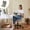 Gray B, variant on sruoe Rocking Chair Cushion, Outdoor Back Cushions, Chaise Lounge Cushions, Indoor Patio High Back Chair Pads, Soft Thicken Seating Cushion Back Chair, Polyester