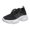 Black, variant on HBFAGFB Casual Shoes for Women Thick Soled Sports Shoes Outdoor Running Breathable Sneakers Beige Size 39