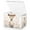 Deer In The Snow, variant on Foldable Fabric Storage Bin With Handle Collapsible Basket Box Storage With Lid Organizer Deer in The Snow