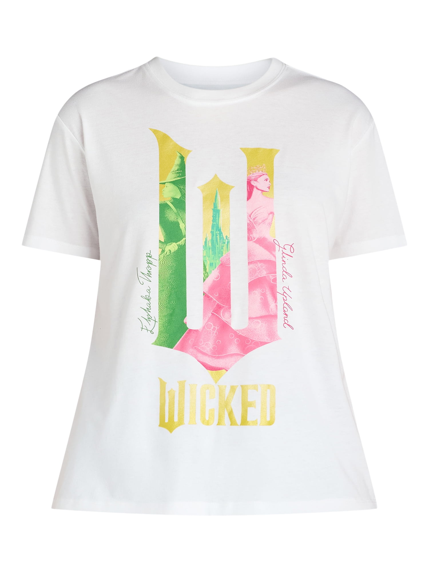 Wicked Women's Graphic Tee with Short Sleeves, Sizes XXS-XXL