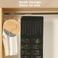 thumbnail image 4 of Arestory 1-Pack Hanging Jewelry Organizer Dual-sided Jewelry Storage for Earring Necklace Bracelet Ring and more, Black, 4 of 8