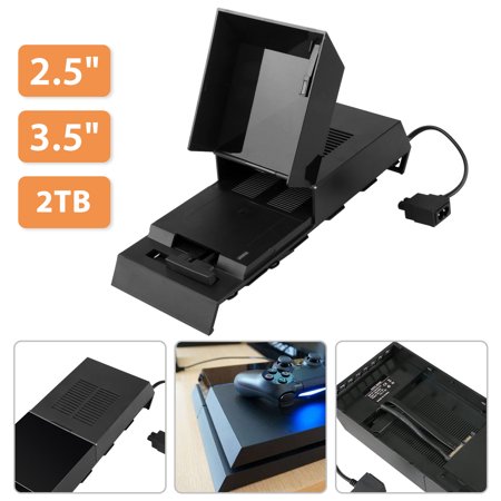 Easy Using SATA External Hard Drive Enclosure / Case Compatible with PS4 Console & Most Standard 2.5