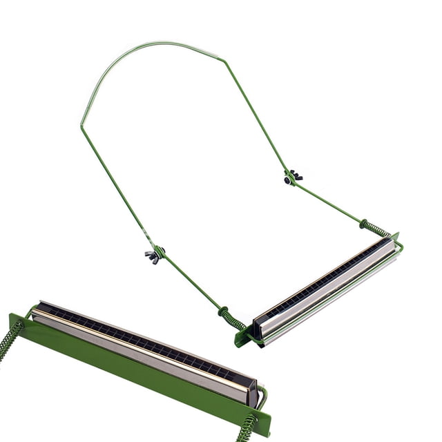 Soporte de Armónica, Mano de Obra Fina Estable Portátil Portátil de Armónica Cuello Exquisito 10 Hoyos para Almacenamiento de Rendimiento