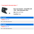 thumbnail image 2 of Door Lock Actuator - Compatible with 1999 - 2004 Oldsmobile Alero 2000 2001 2002 2003, 2 of 3
