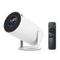 thumbnail image 1 of Mistaha Home Cinema Experience: HY300PRO Projector with 4K Hardware Decoding, 720P Resolution, Android 11 System, Auto Keystone Correction, 160 ANSI Lumens, AV1 Support, US Plug., 1 of 6