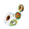thumbnail image 4 of 500Pcs Zoo Animal Face Stickers Animal Roll Stickers Animal Stickers Wall Decals, 4 of 8