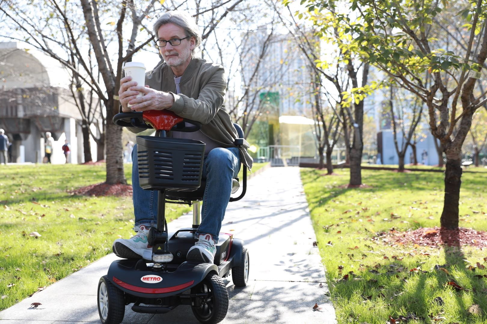 Outdoor Motorized Electric Carts for Senior, Heavy Duty Handicap