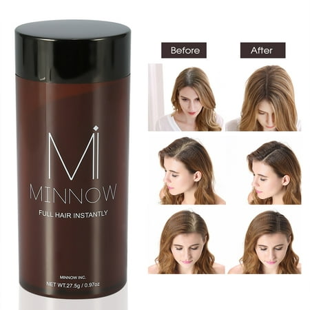 Minnow 4 Types Women Men Baldness Concealer Thickening Hair Building Fibers Powder, Hair Building Fiber,Hair Fiber