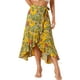thumbnail image 1 of Falda Allegra K volantes estampado floral Amarillo L, 1 of 2
