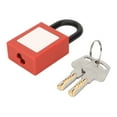 thumbnail image 2 of Candado de seguridad con grillete de nailon, cerradura de bloqueo y etiquetado de 25mm con llaves para equipos industriales, 2 of 5