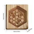 thumbnail image 4 of 3D Wooden Cookie Cutter Embossing Mold - Fun DIY Shapes for Biscuits. Ideal for Parties, Anniversaries & Daily Baking. Easy to Use, Non-Stick & Perfect Gift for Bakers, 4 of 6
