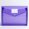 thumbnail image 1 of Nvzi Carpeta expansible para documentos con botón, bolsa transparente impermeable para documentos, tamaño carta A4, para organizar el hogar y la oficina, paquete de 6, 1 of 4