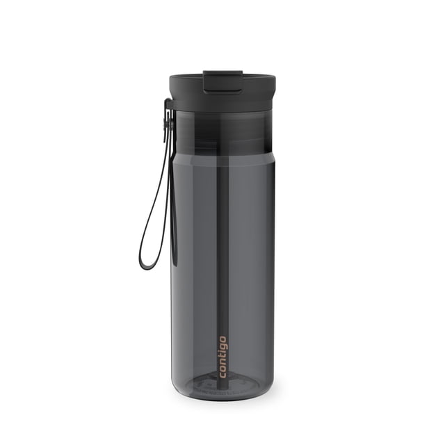 Contigo DualSip Water Bottle with 2-Way Lid, 24 oz (709 ml), 100% Leakproof, Durable, Lightweight, BPA-Free Tritan Plastic, Dishwasher Safe