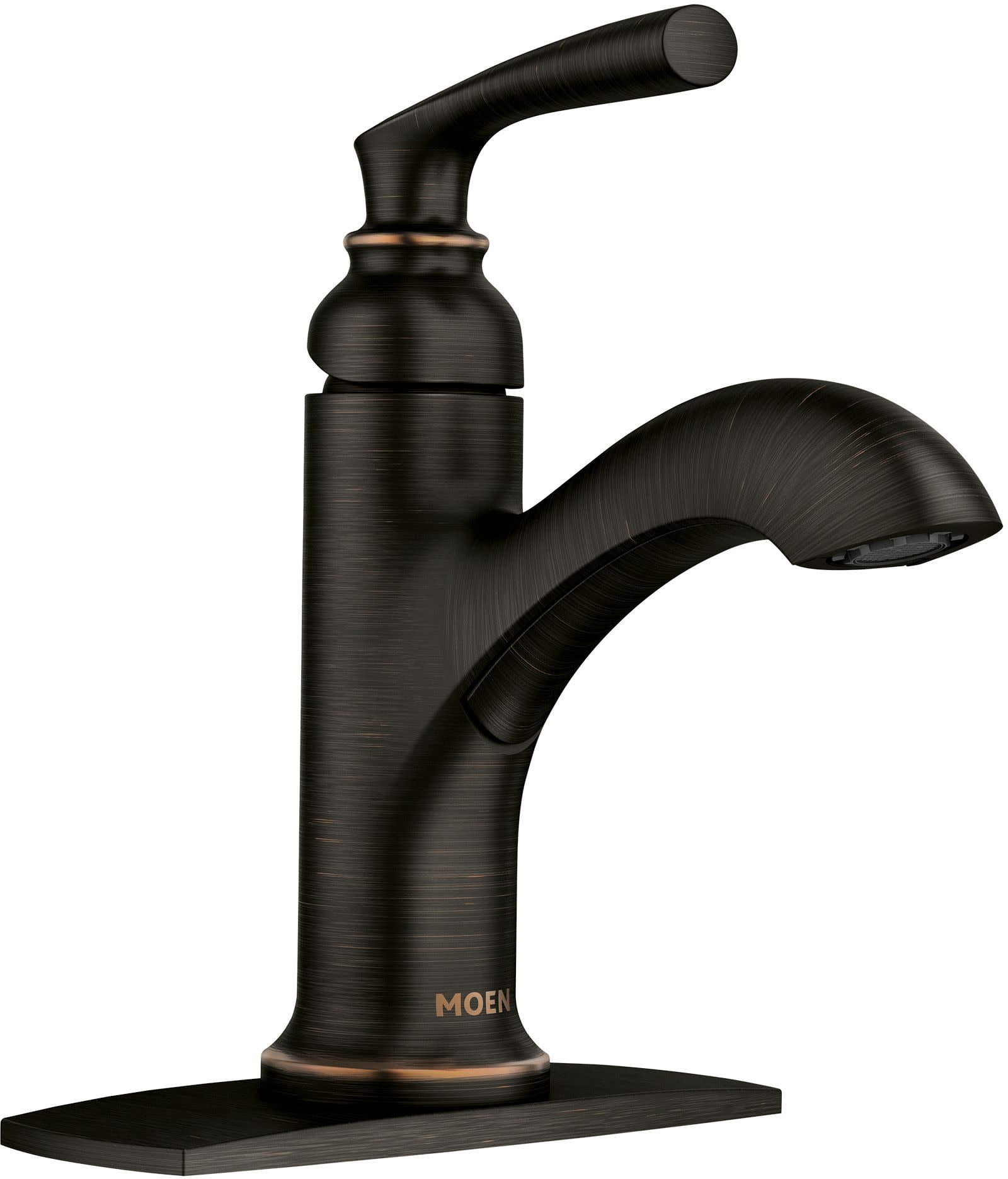 Moen 84535 Hilliard 1 2 GPM Single Hole Bathroom Faucet Bronze   68165b17 Db20 4230 A6a7 4235564d64f7.7f93f95f14468382e685206aa7ca5ee2 