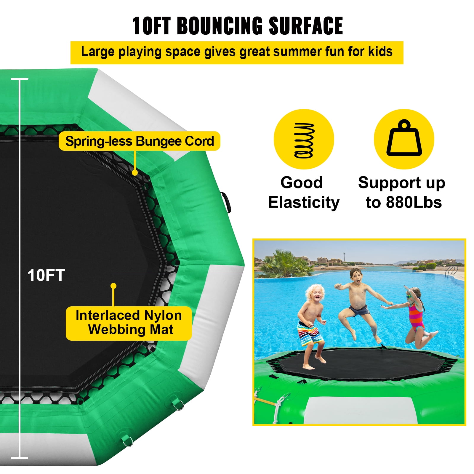 Water trampoline walmart cheap